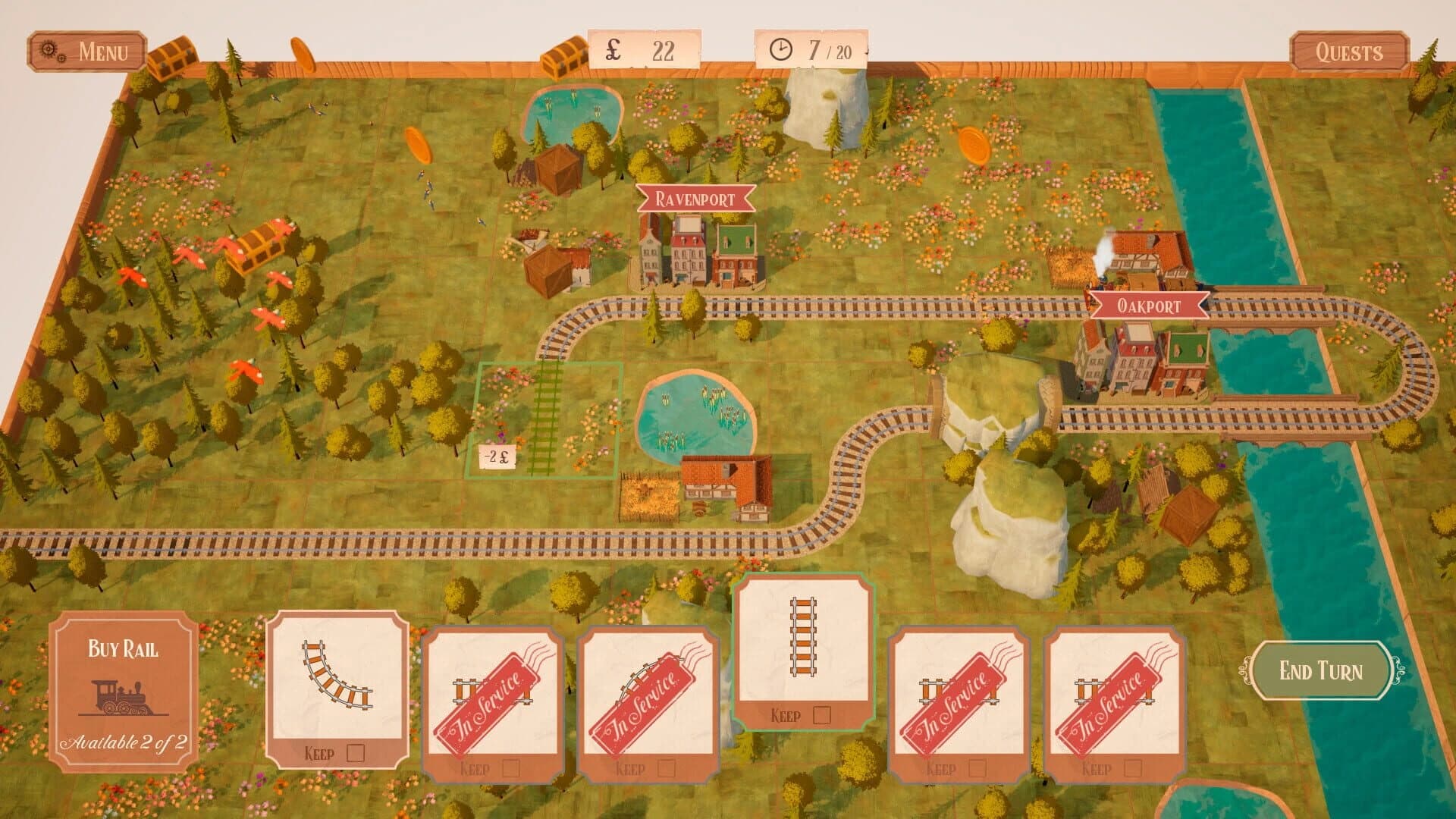 Railroad to Amberfield screenshot 3