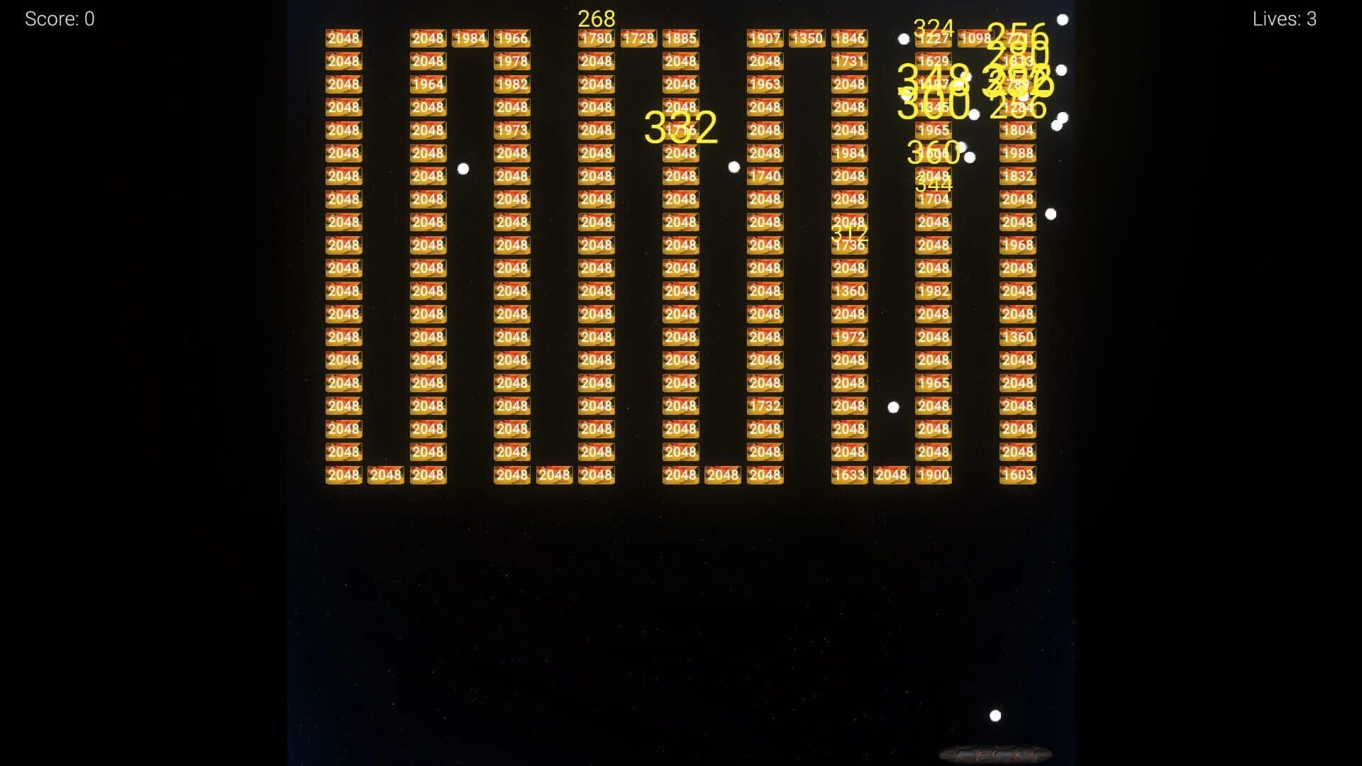 Rampage Ball 2048 screenshot 1