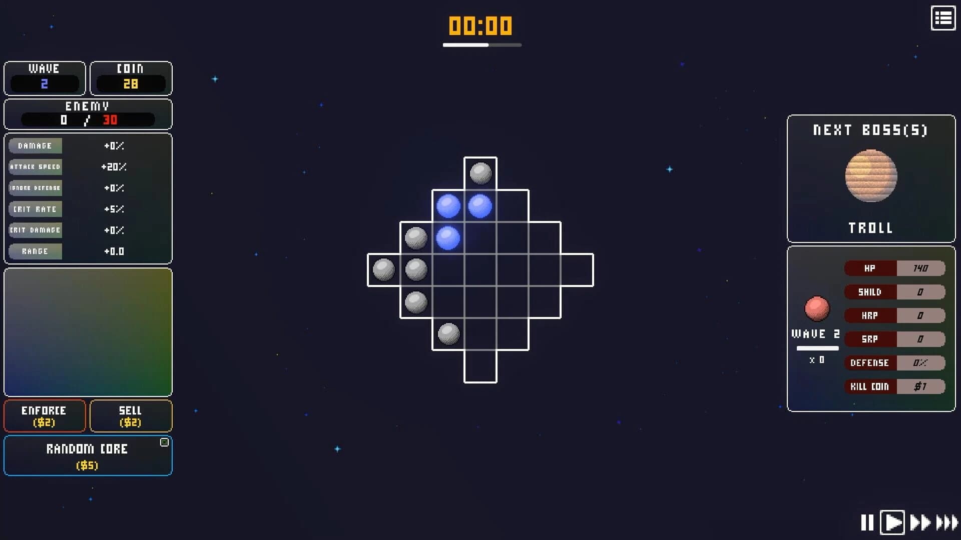 Random Core Defense screenshot 1
