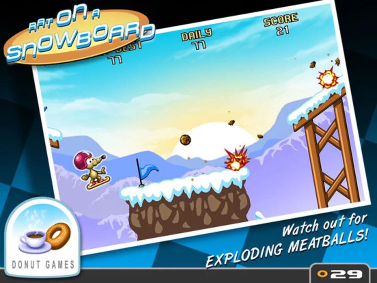 Rat on a Snowboard screenshot 5