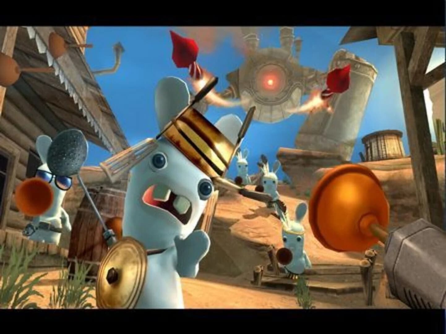 Rayman Raving Rabbids screenshot 1