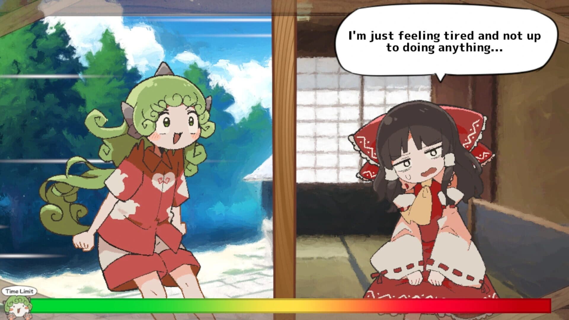 Reimu Needs Help!? Aunn-chan to the Rescue! screenshot 2
