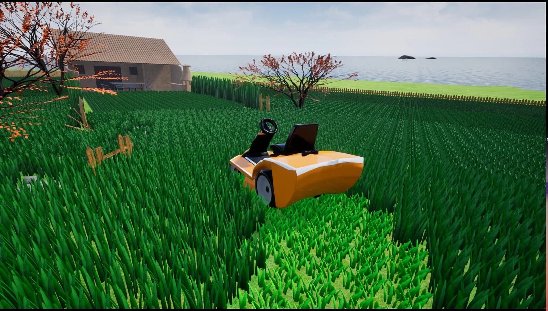 Relaxing Lawnmower Simulator screenshot 2