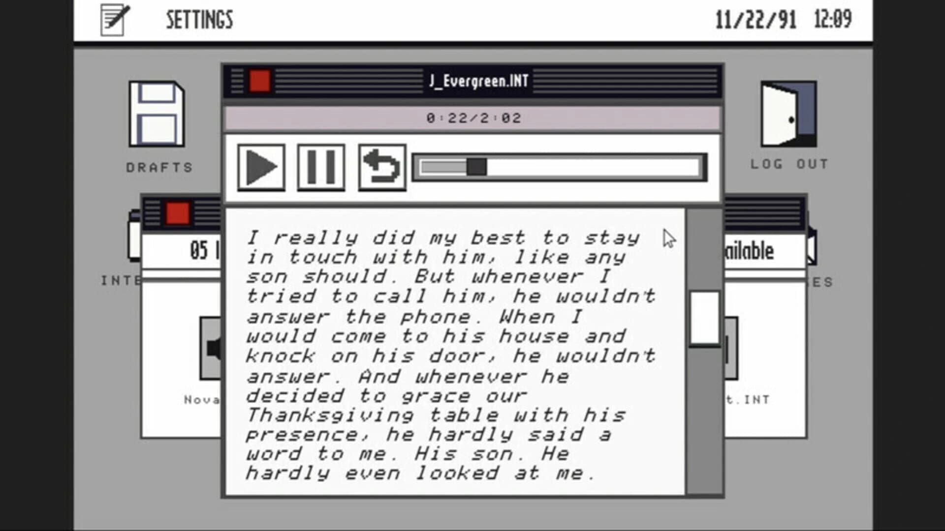 Report on the Death of Robert Evergreen screenshot 3