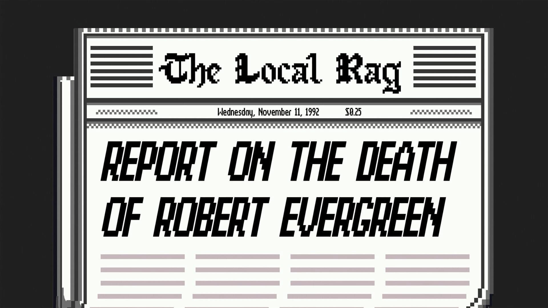 Report on the Death of Robert Evergreen screenshot 2