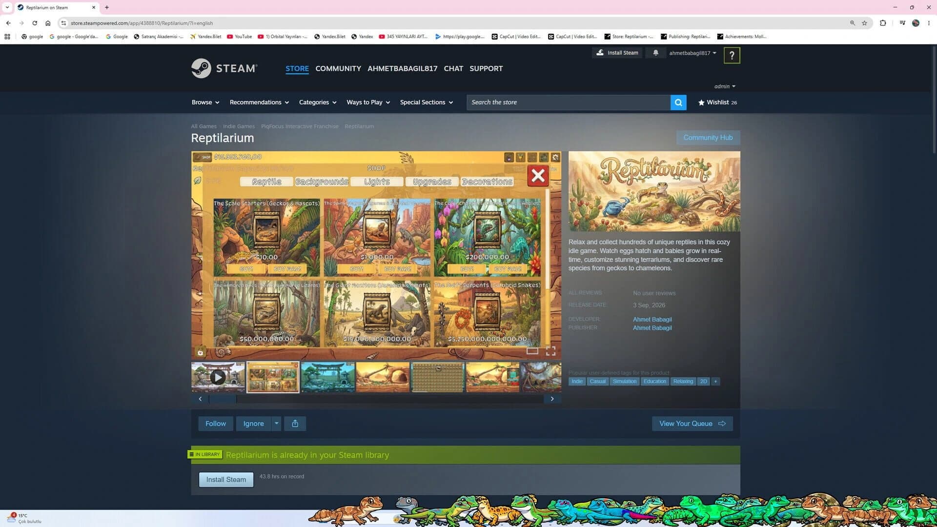 Reptilarium screenshot 4