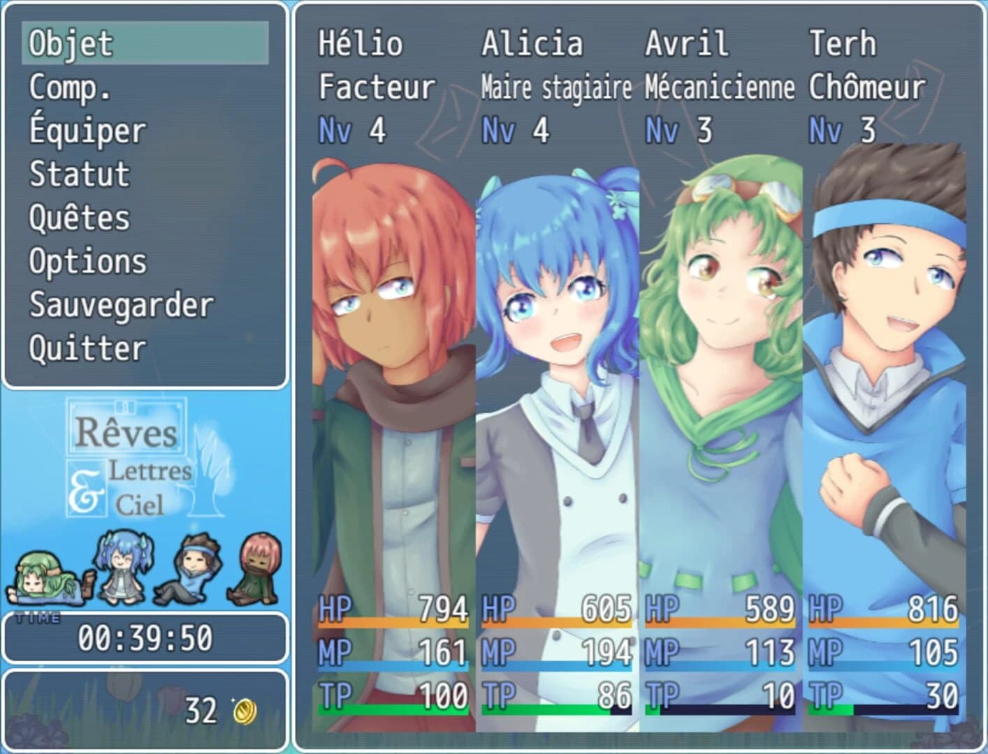 Rêves: Lettres et Ciel screenshot 4