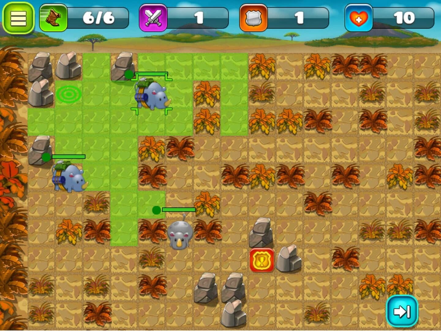 Rhino's Rage screenshot 1