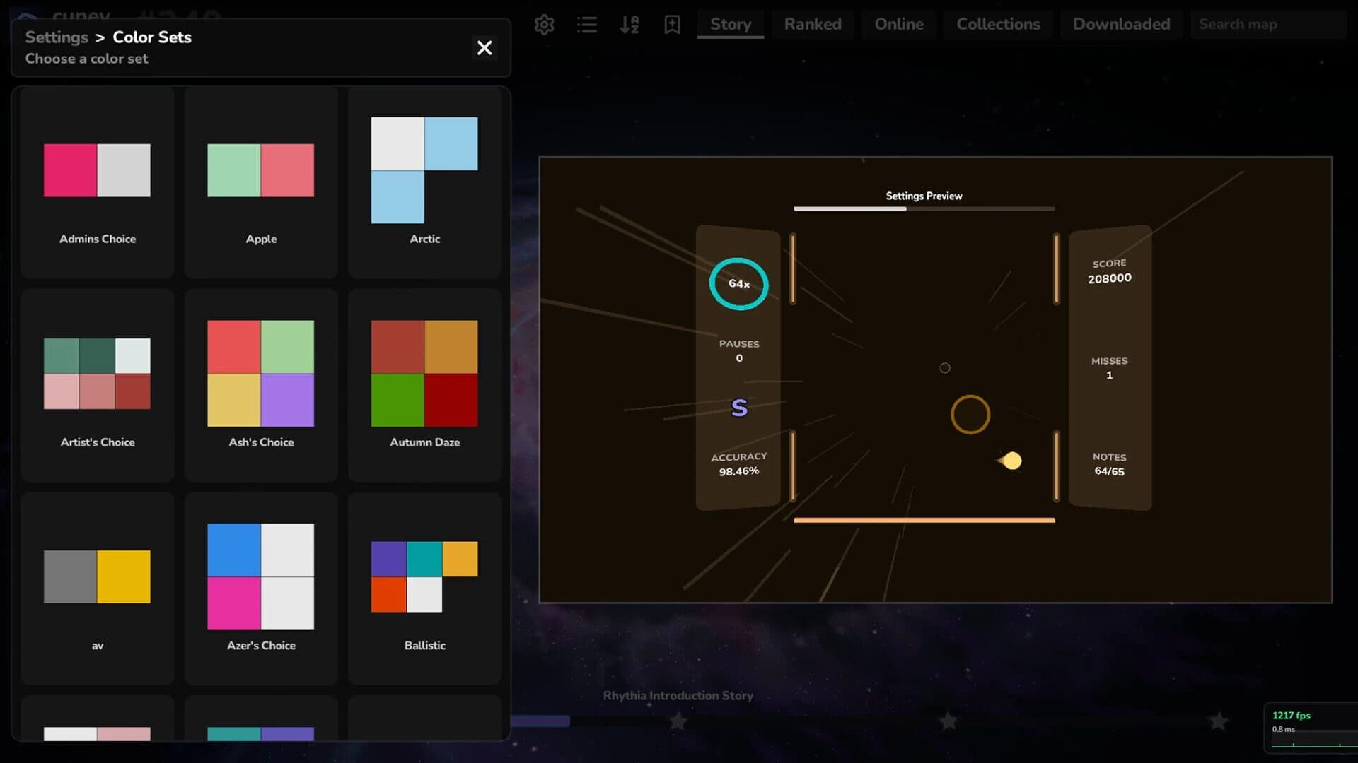 Rhythia screenshot 1