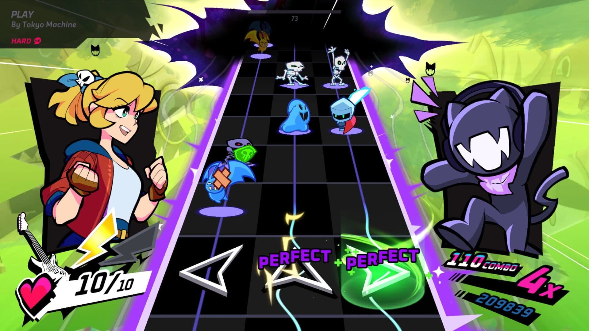 Rift of the NecroDancer: Monstercat - "PLAY" screenshot 3