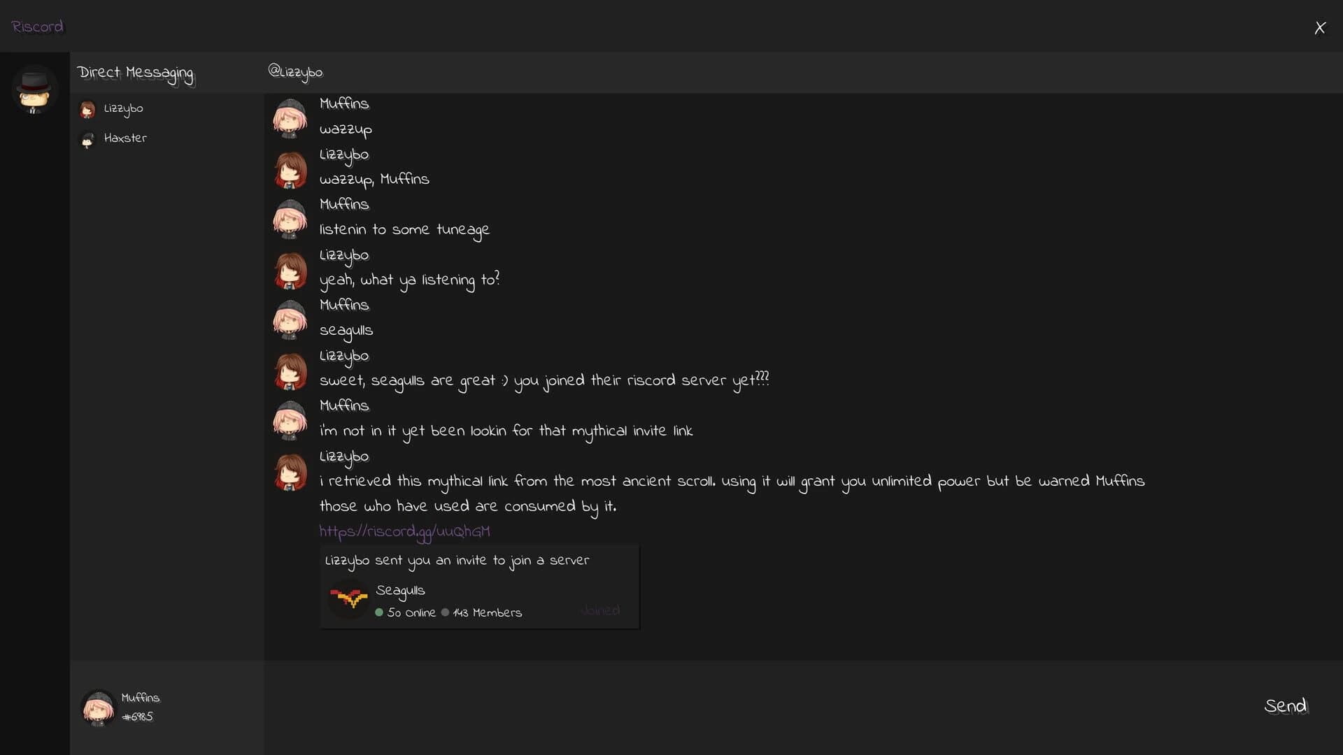 Riscord screenshot 1