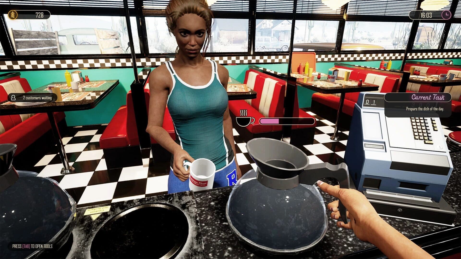 Road Diner Simulator screenshot 3