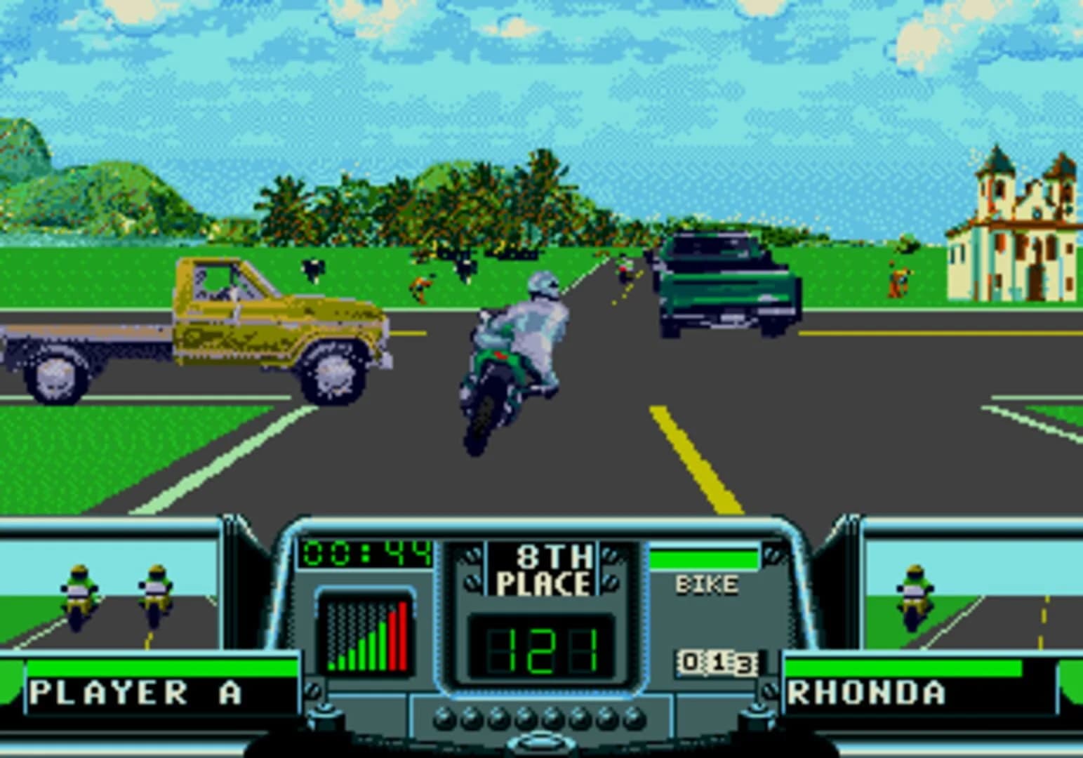 Road Rash II screenshot 1