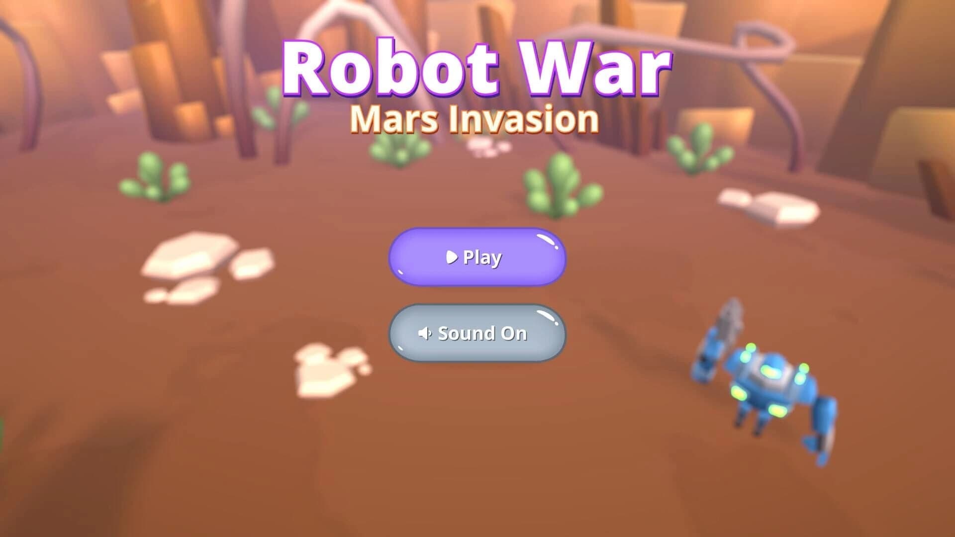 Robot War Mars Invasion screenshot 5