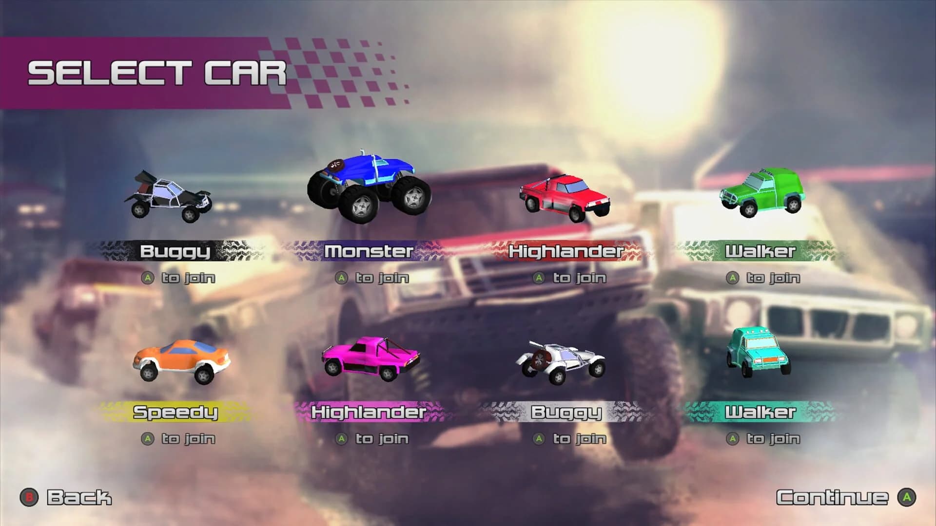 Rock 'N Racing Off Road DX screenshot 1