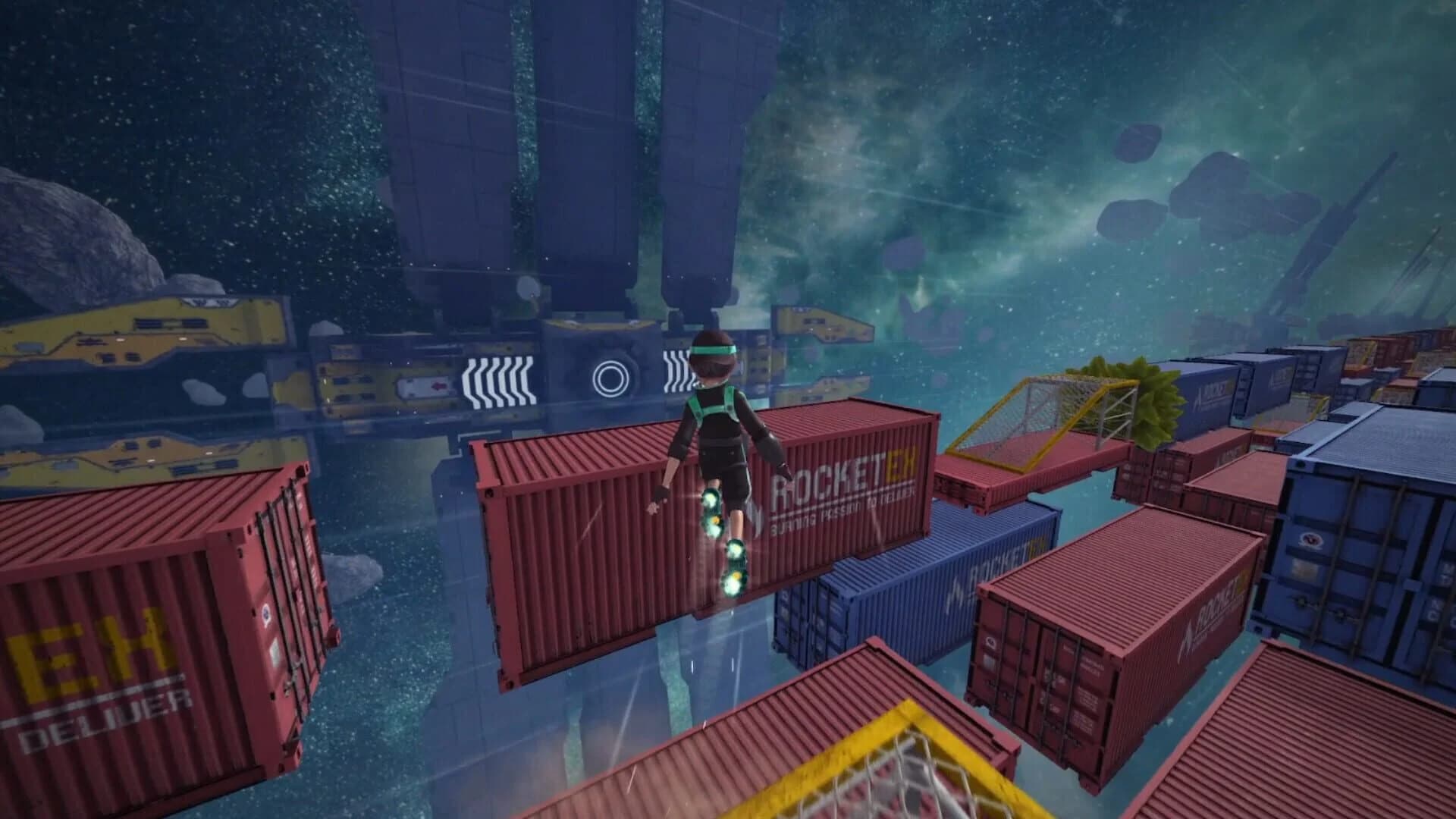 Rocket Boots Mania: Space Train screenshot 1