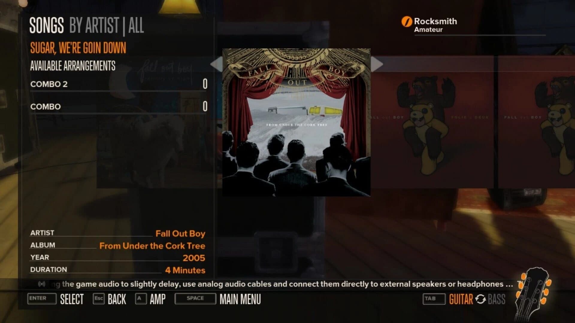Rocksmith: Fall Out Boy Song-Pack screenshot 1