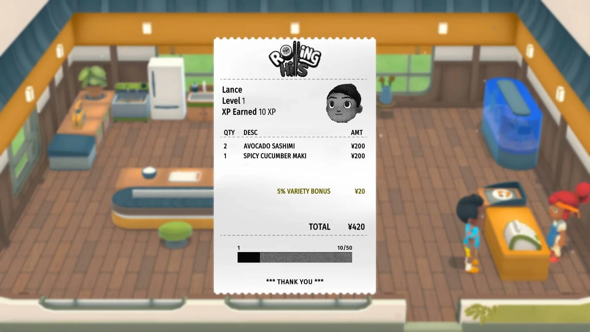 Rolling Hills: Make Sushi, Make Friends screenshot 3