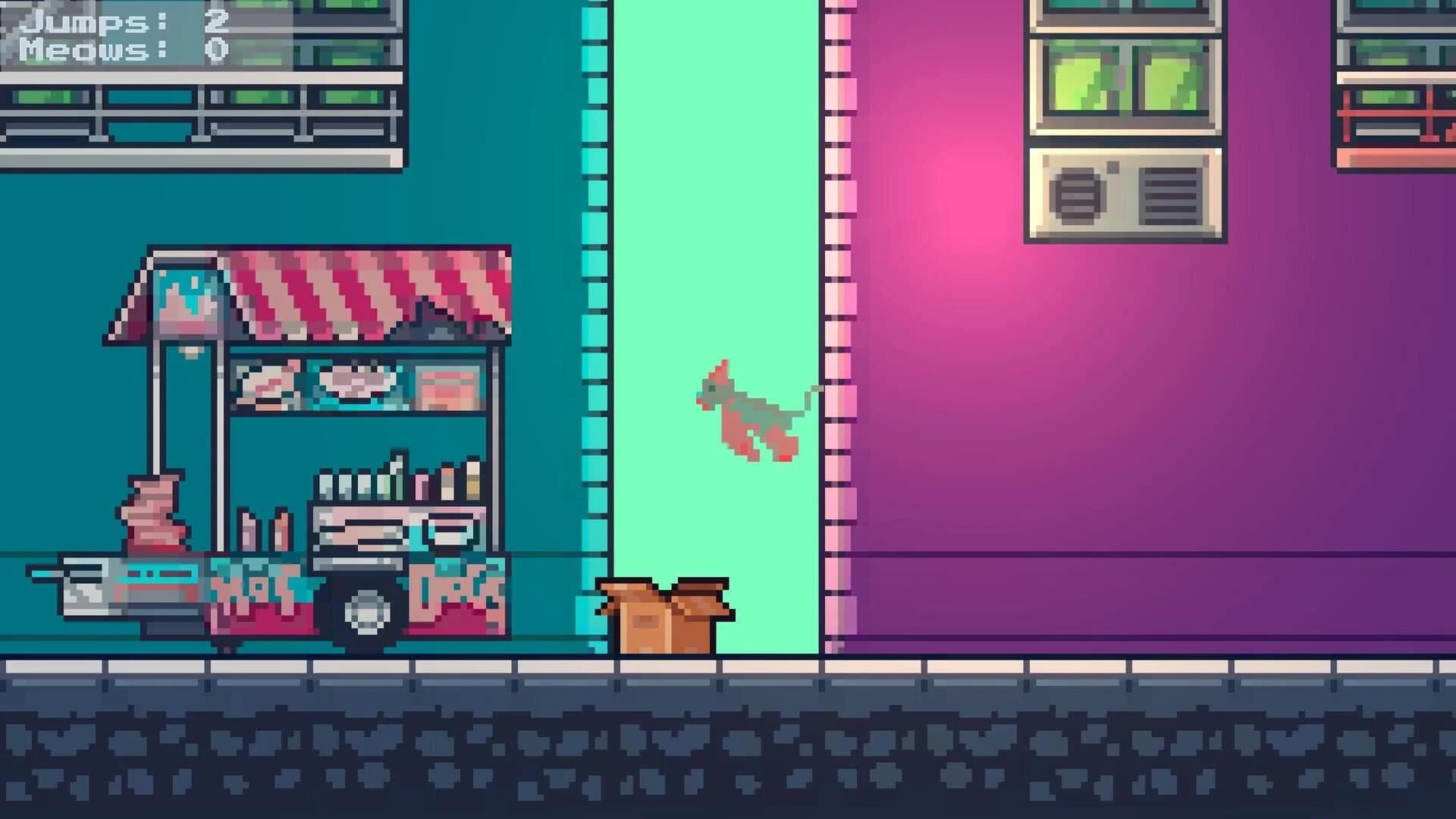 Rooftop Rascal: The Glitch Cat screenshot 3