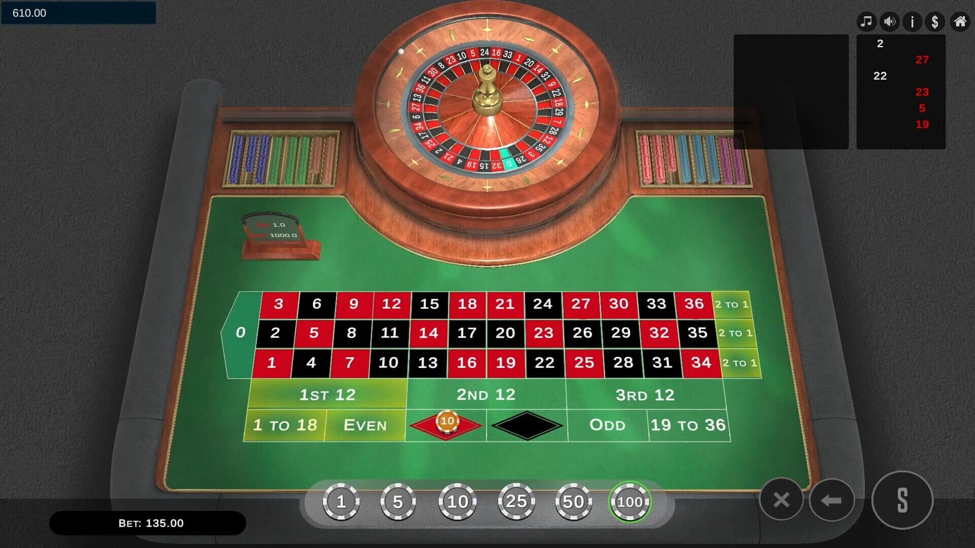 Roulette Pro Simulator screenshot 4