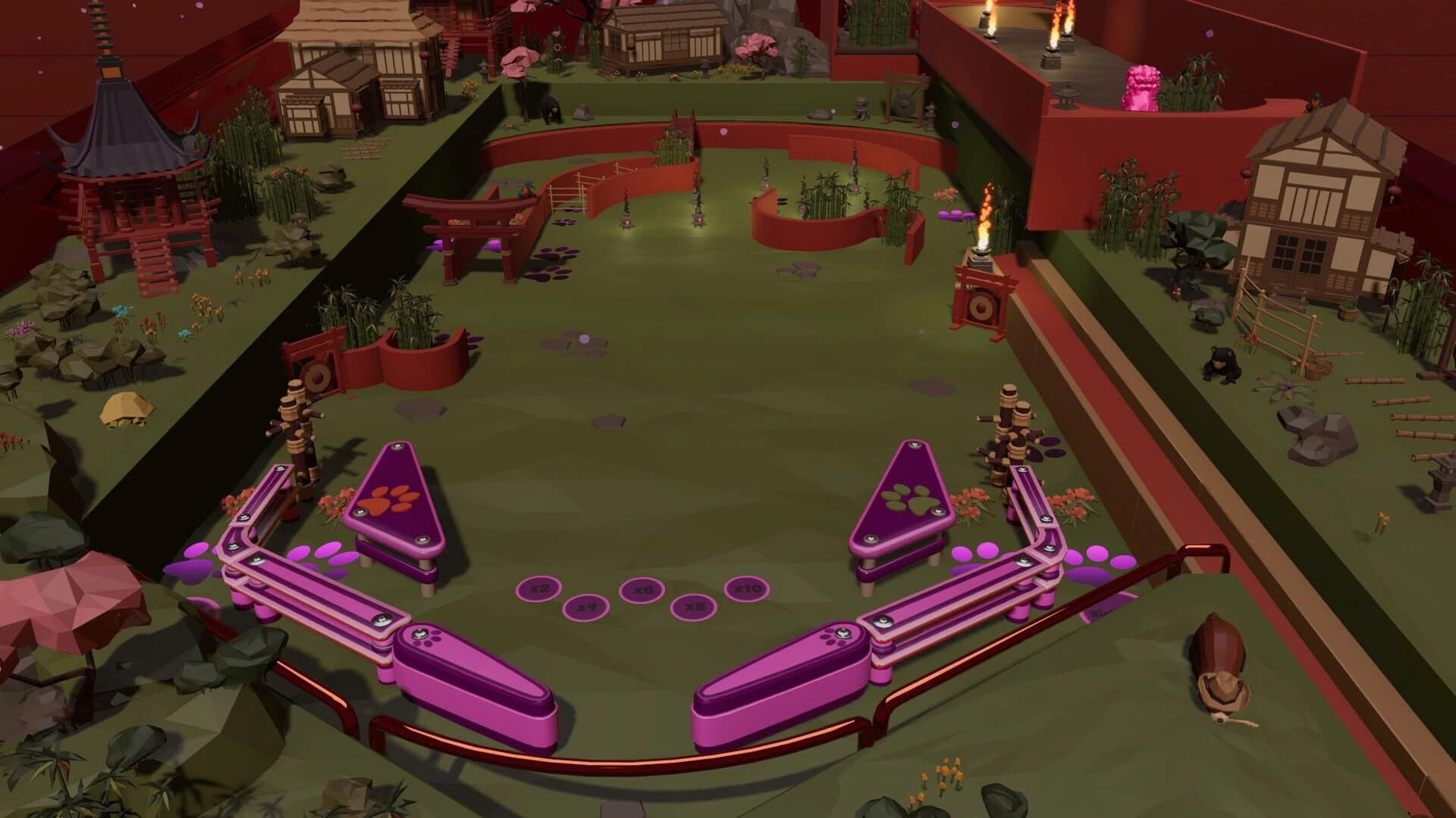 Roxy Raccoon's Pinball Panic: Joyous Japan screenshot 1