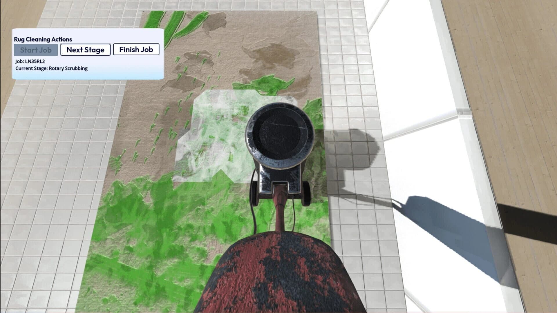 Rug Cleaning Simulator screenshot 2