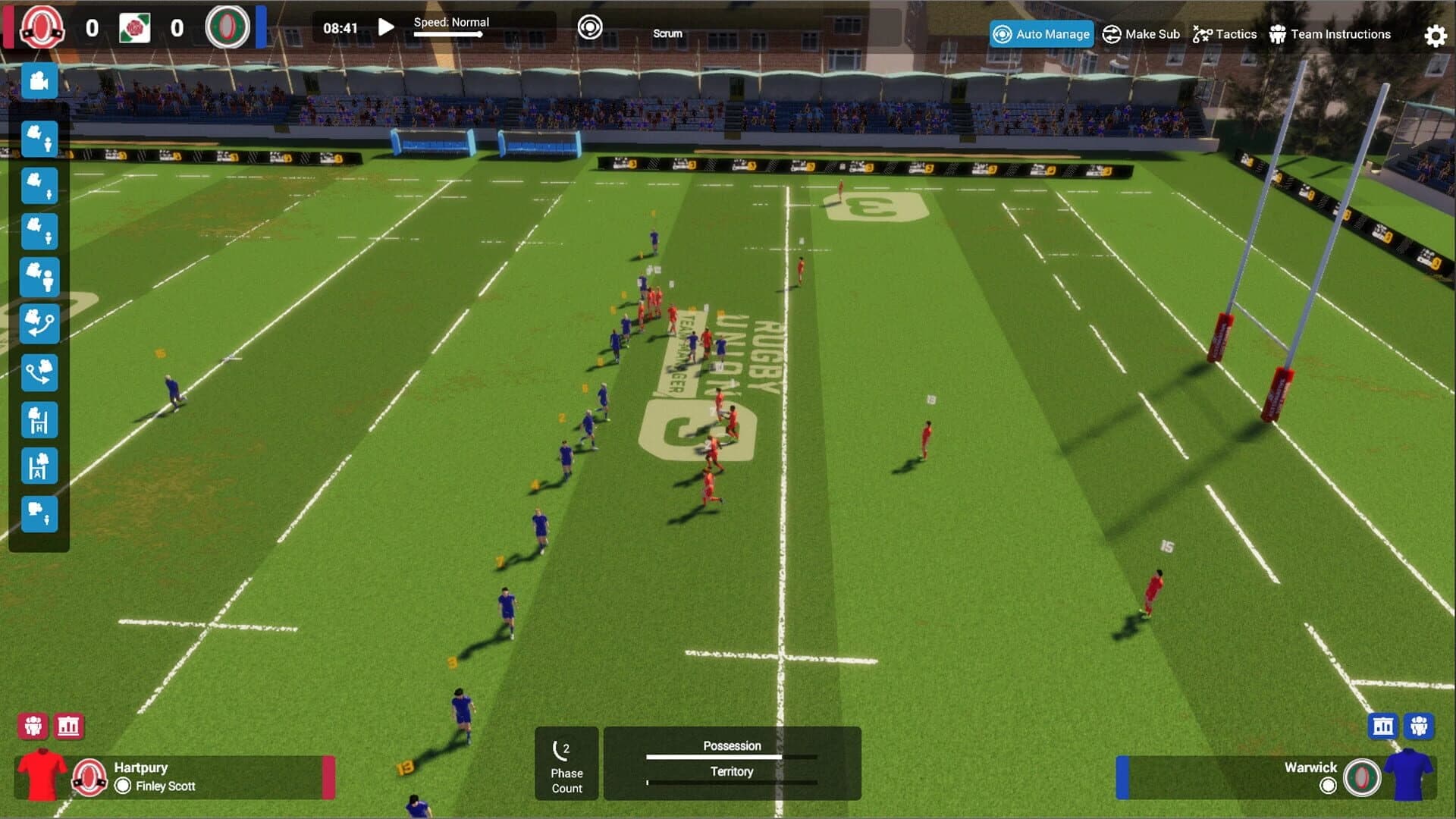Rugby Union Team Manager 3 screenshot 2