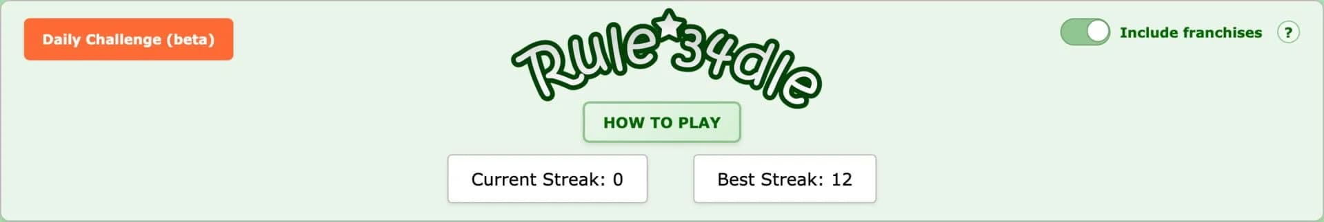 Rule34dle screenshot 3