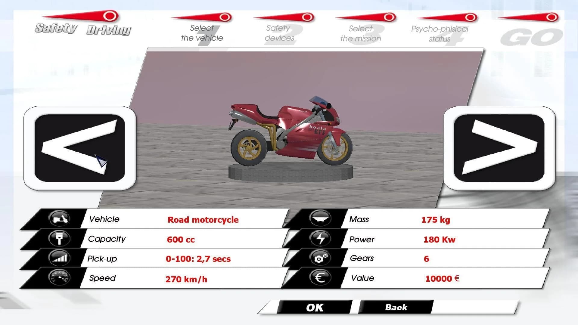 Safety Driving Simulator: Motorbike screenshot 4