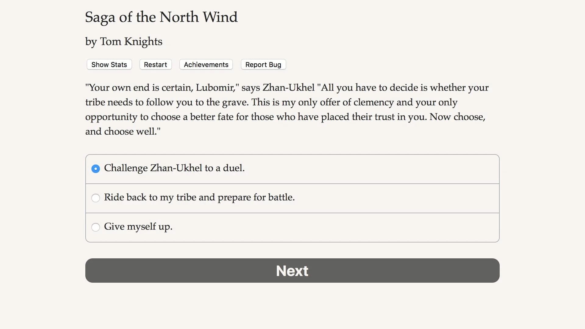 Saga of the North Wind screenshot 2