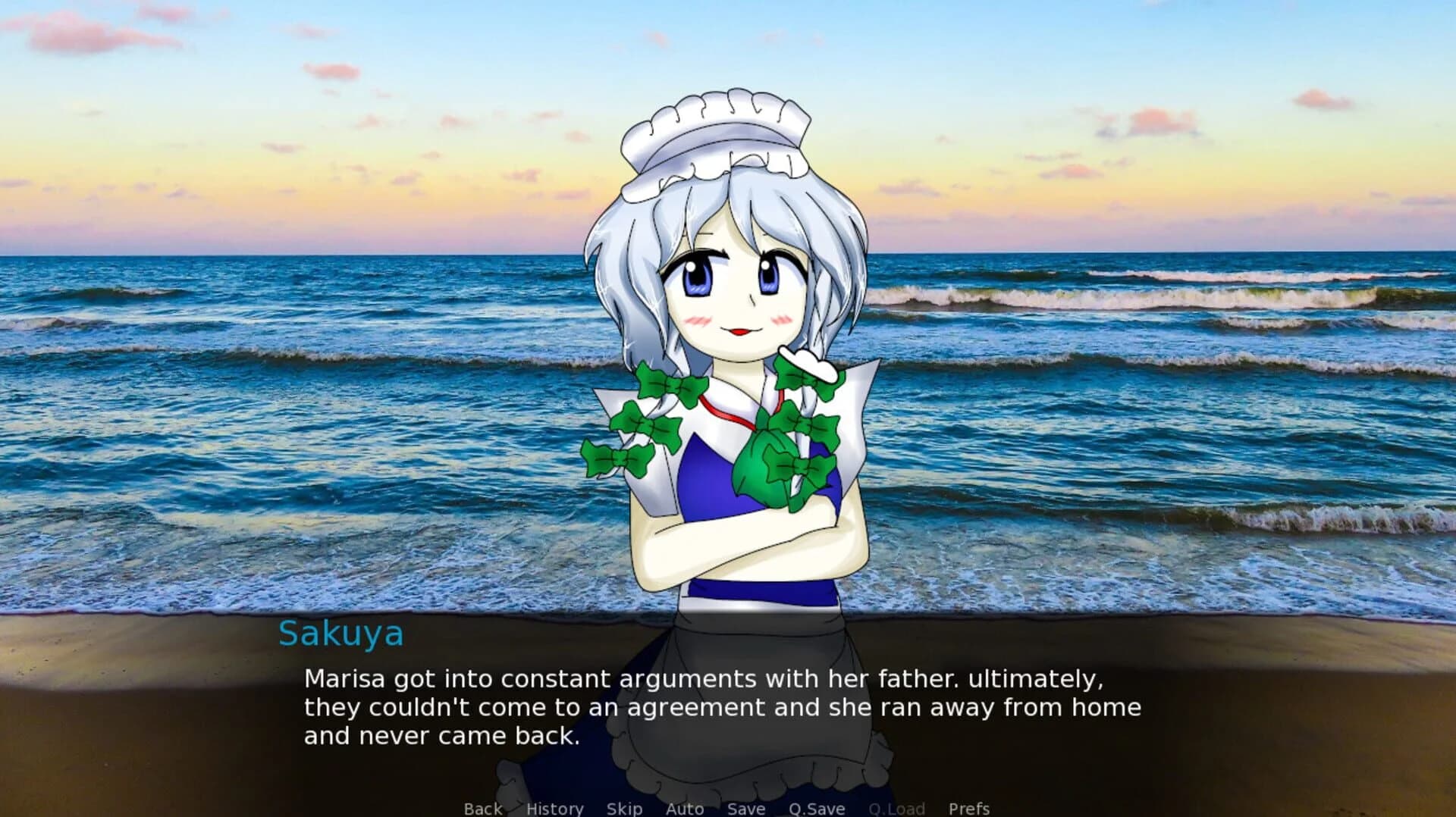 Sakuya Izayoi Gives You Advice and Dabs screenshot 5
