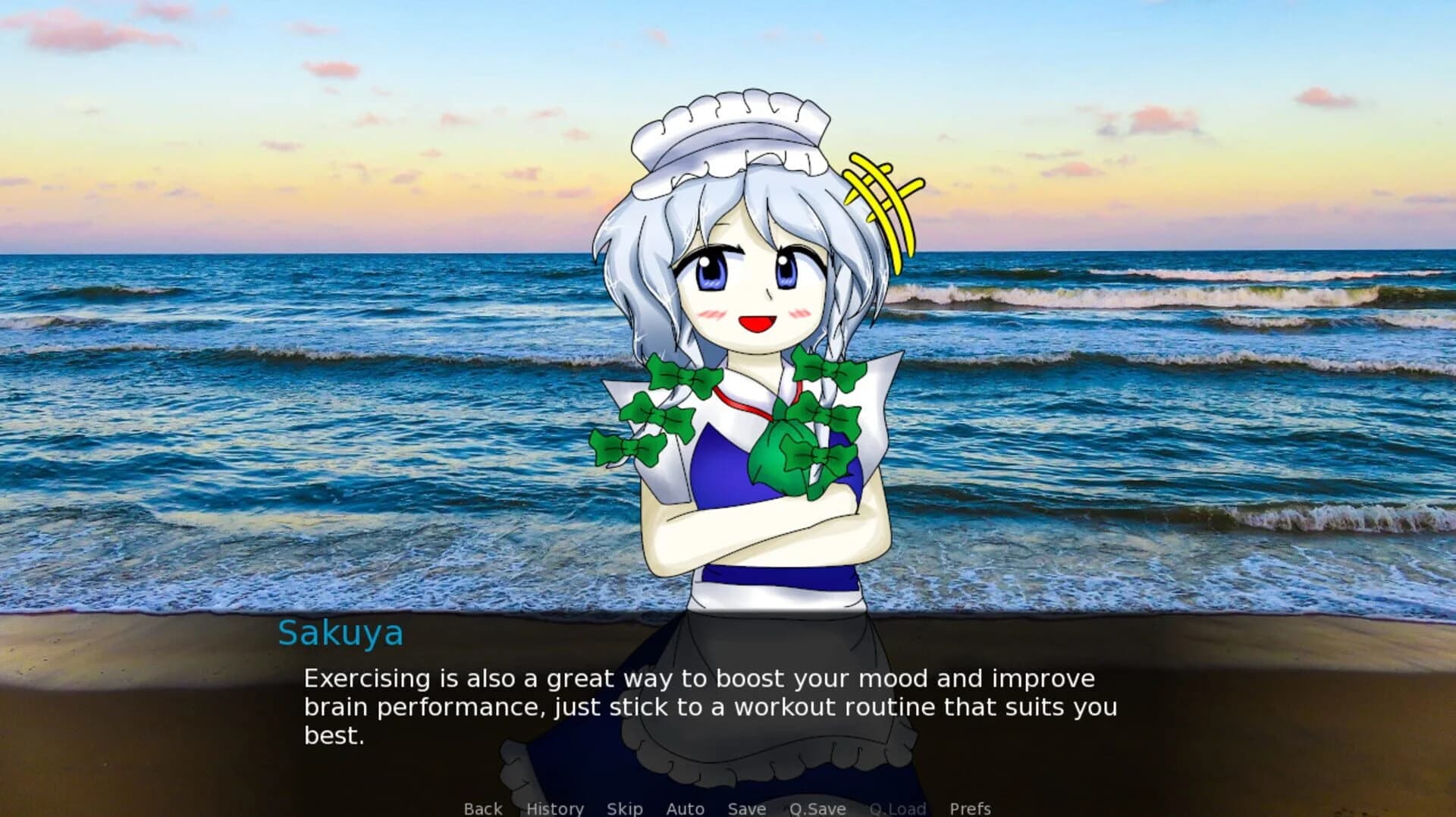 Sakuya Izayoi Gives You Advice and Dabs screenshot 3