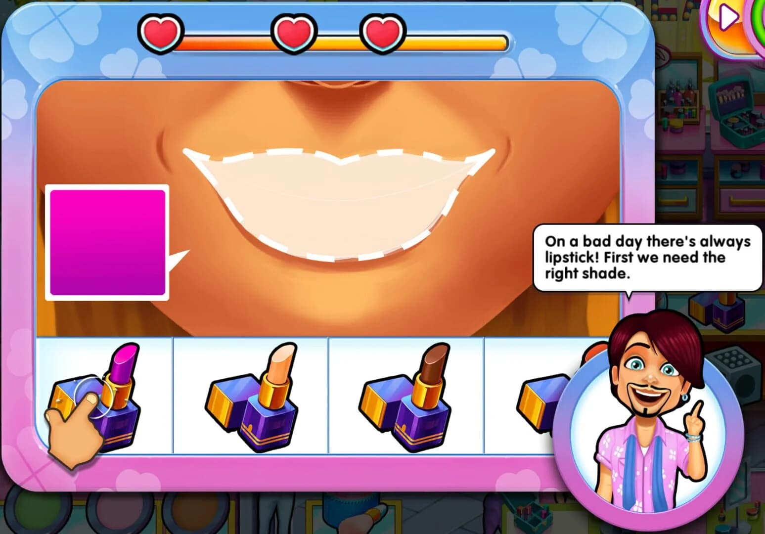 Sally's Salon: Kiss & Make-Up screenshot 5