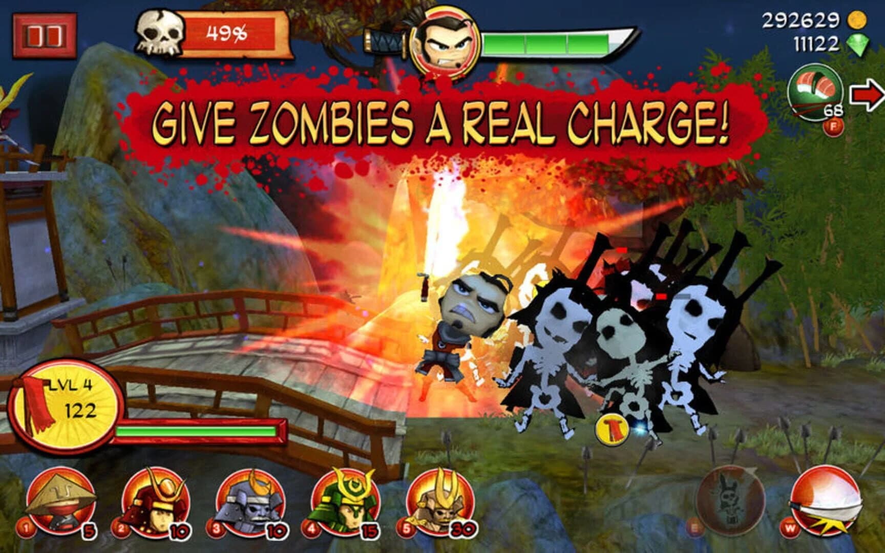 Samurai vs Zombies Defense screenshot 4
