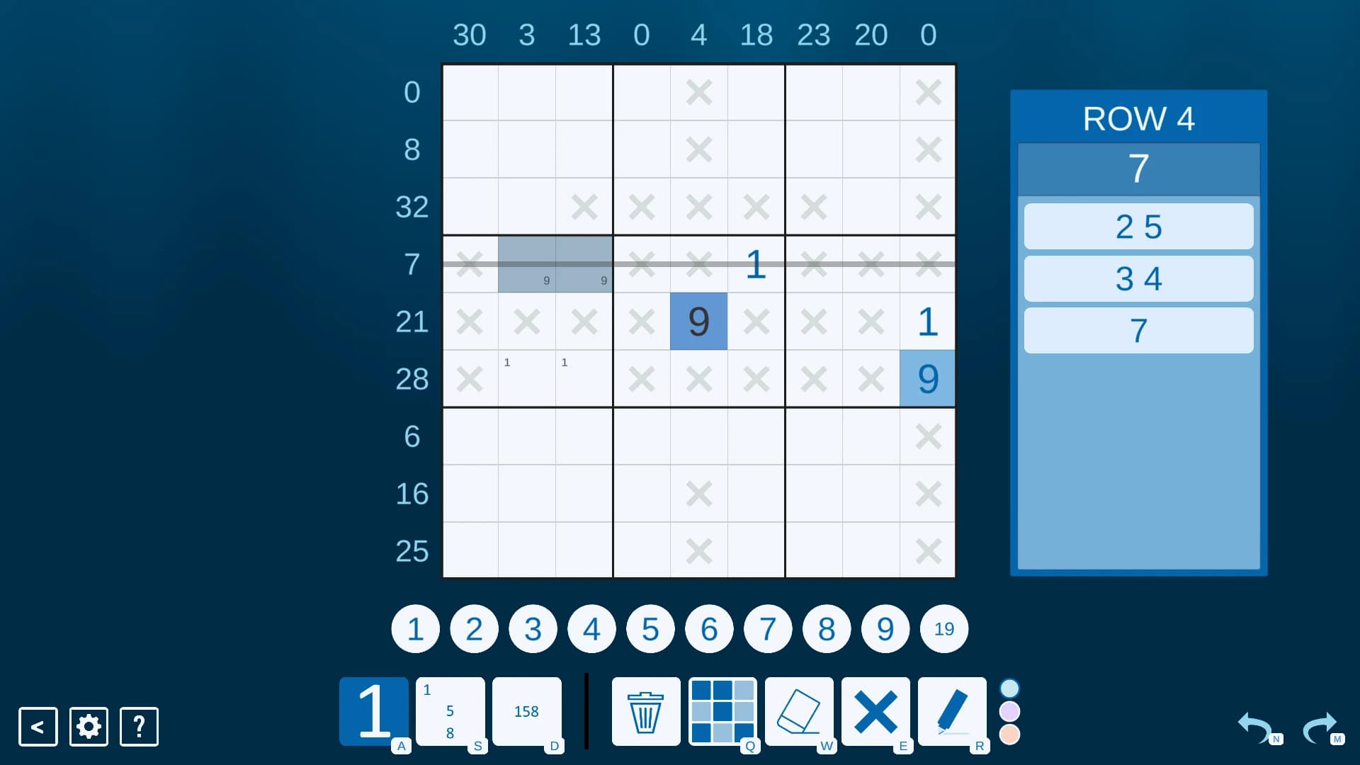 Sandwich Sudoku screenshot 5