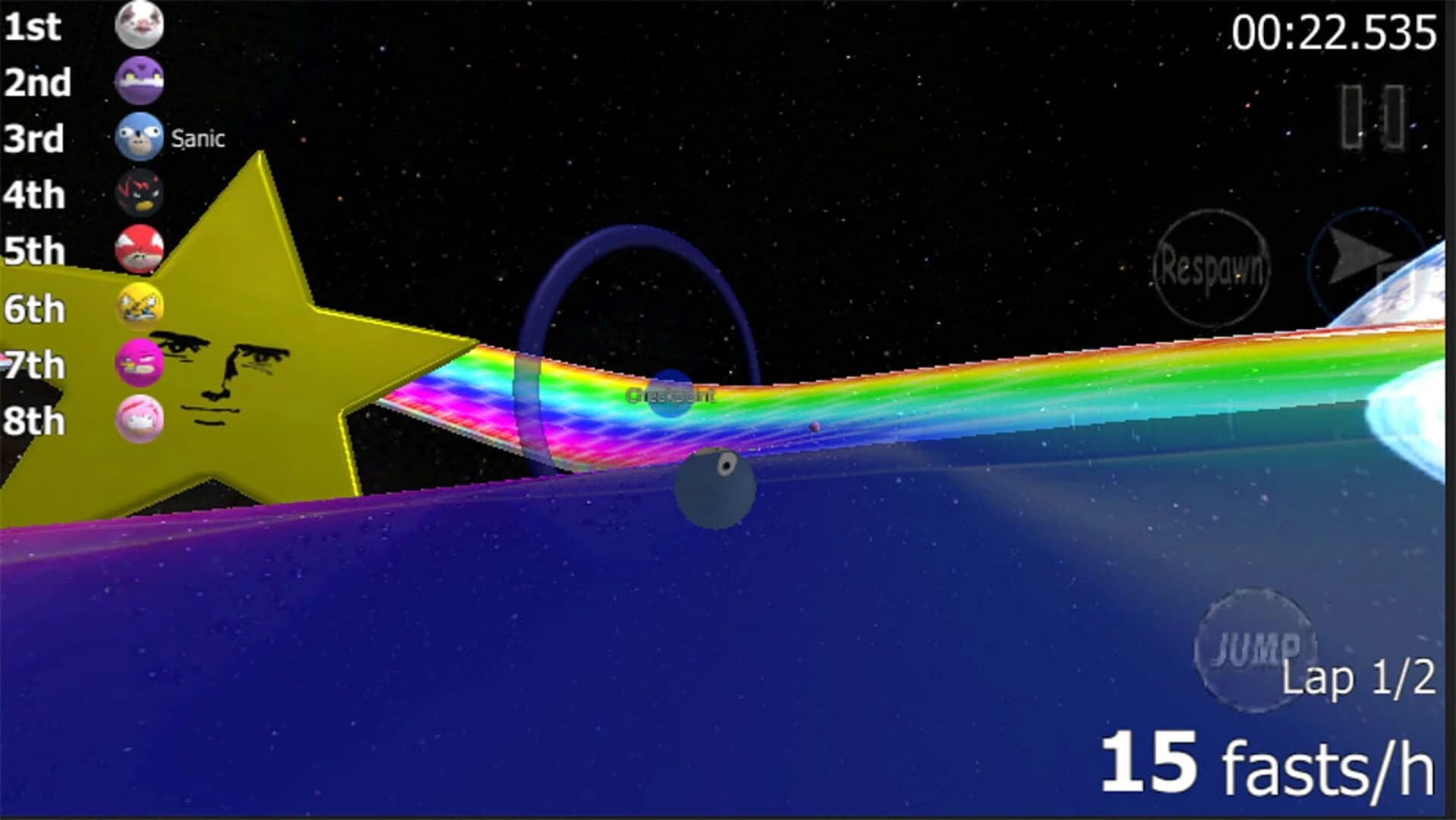 Sanic Ball screenshot 2