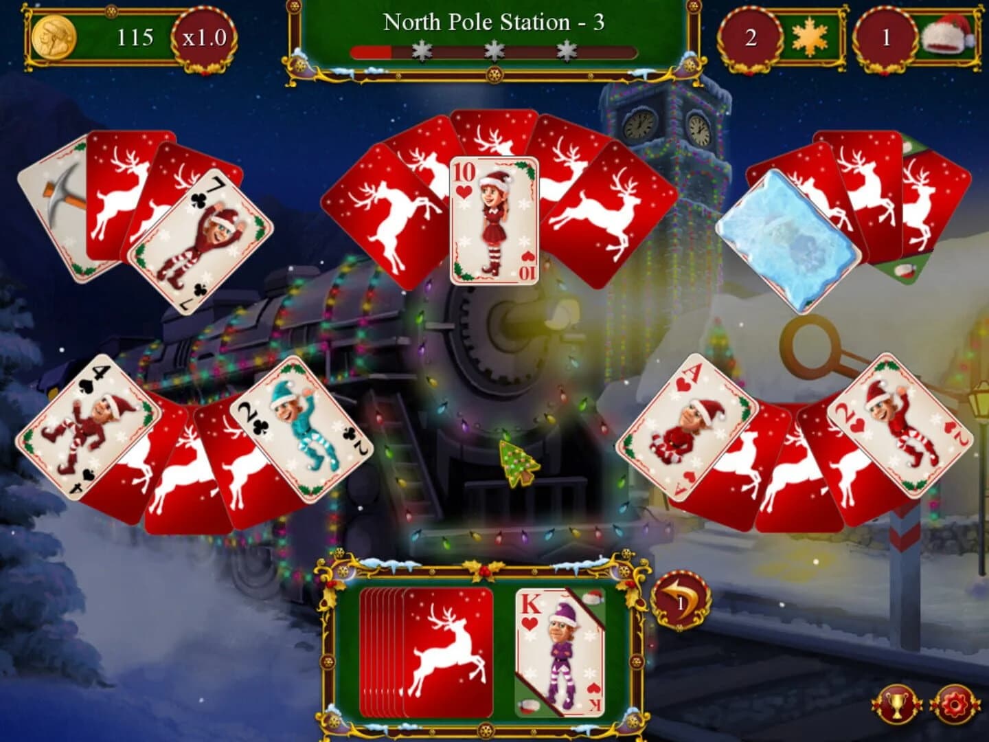 Santa's Christmas Solitaire screenshot 2