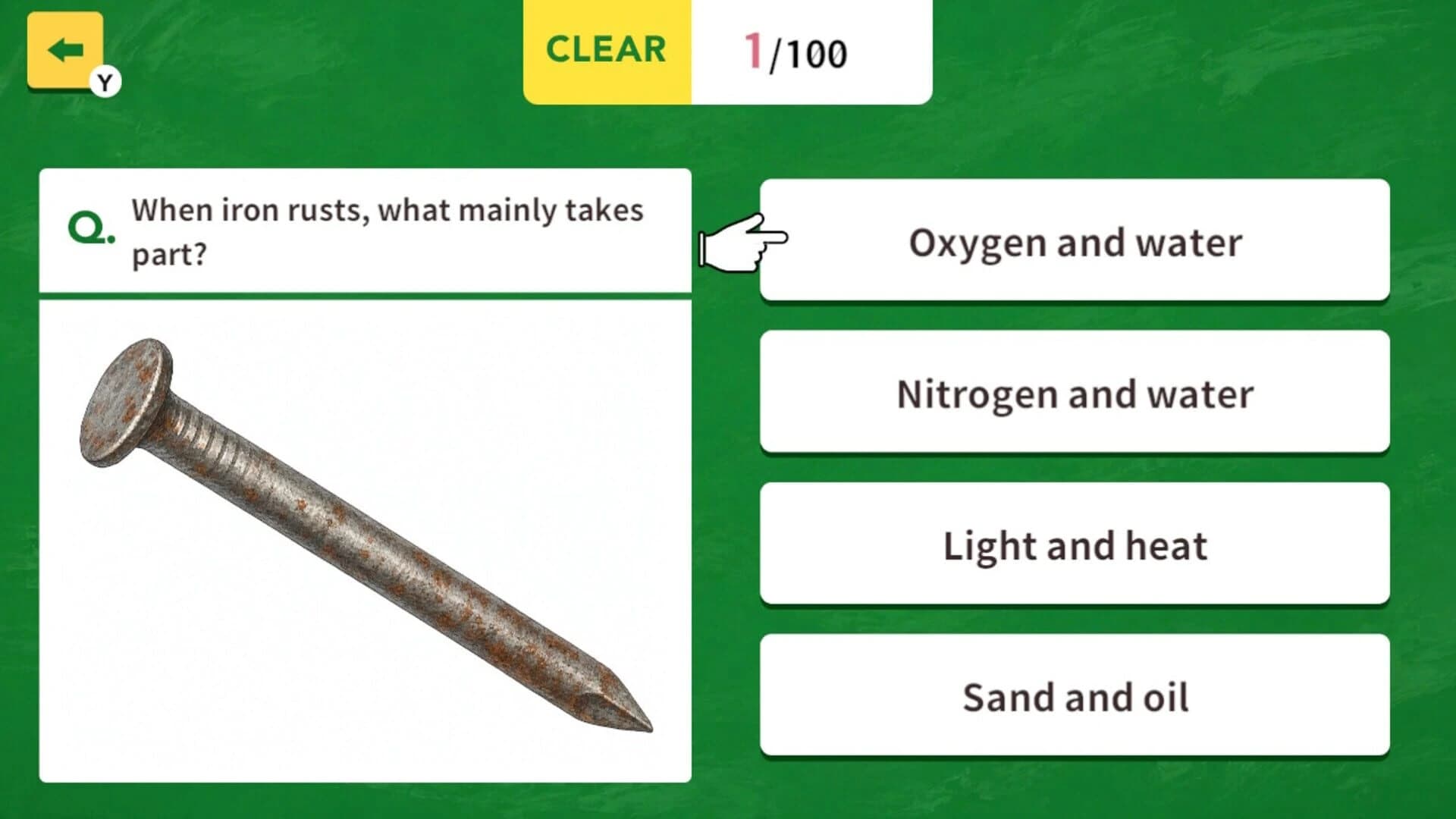 Science Trivia Quiz 100 Wonders screenshot 1