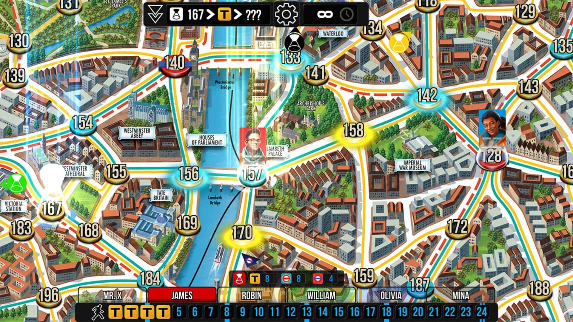 Scotland Yard: Hunting Mister X screenshot 5