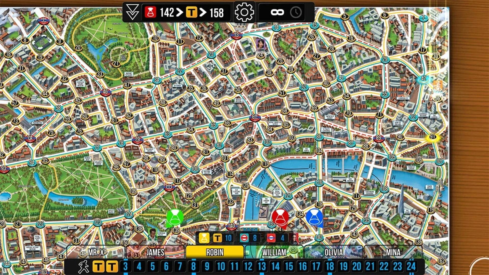 Scotland Yard: Hunting Mister X screenshot 4