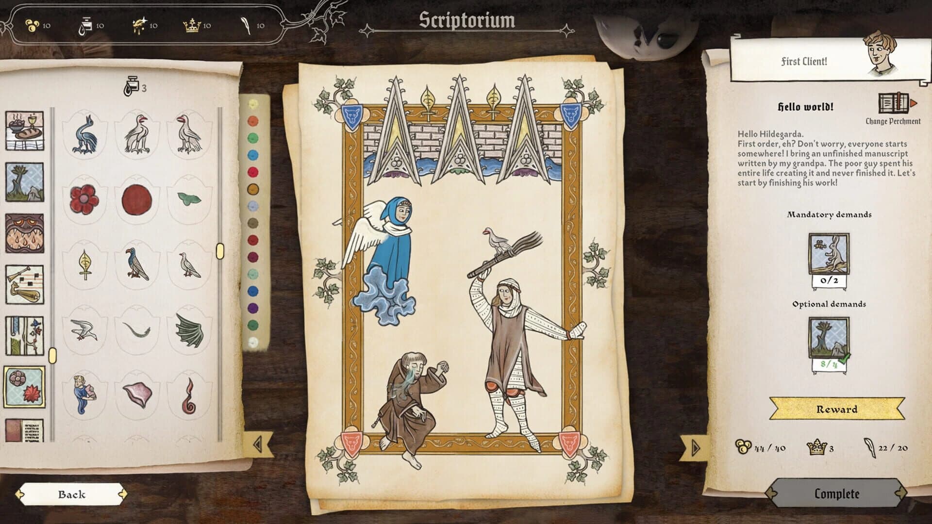 Scriptorium: Master of Manuscripts screenshot 1