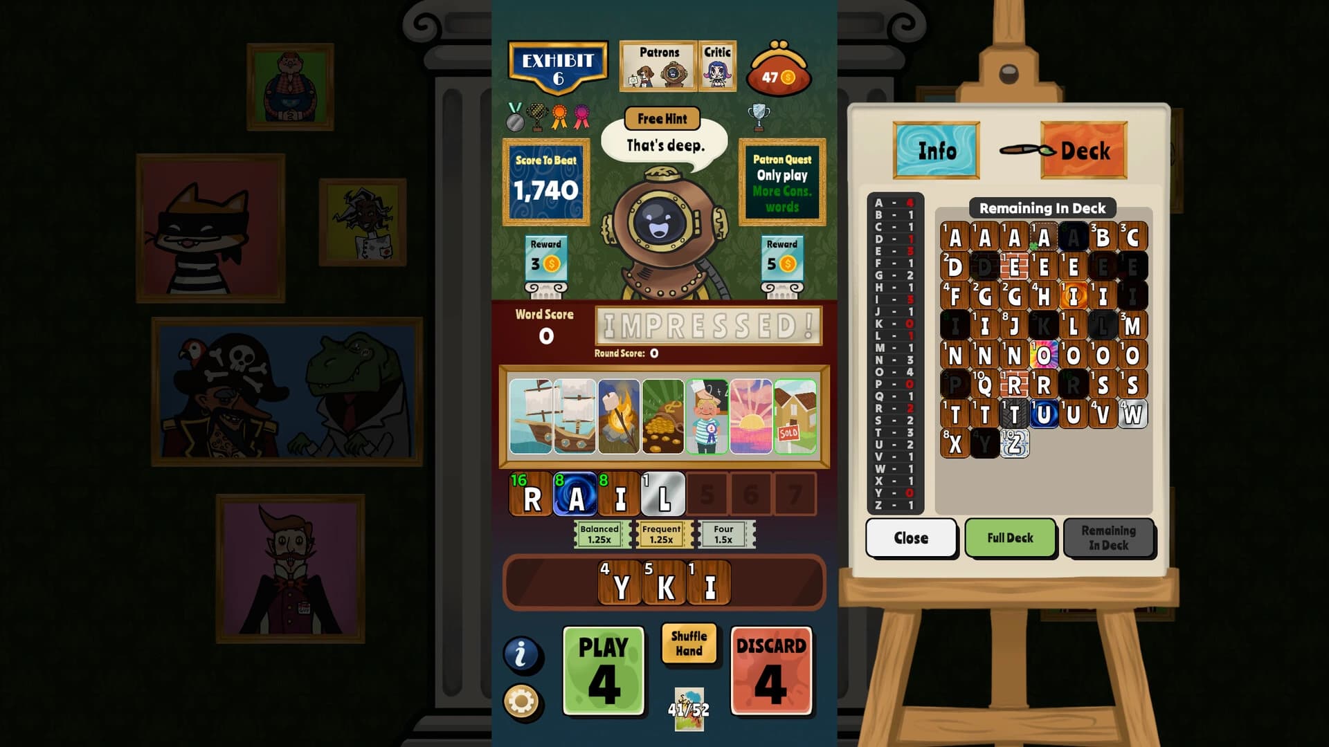 Scriver: A Word Game screenshot 2
