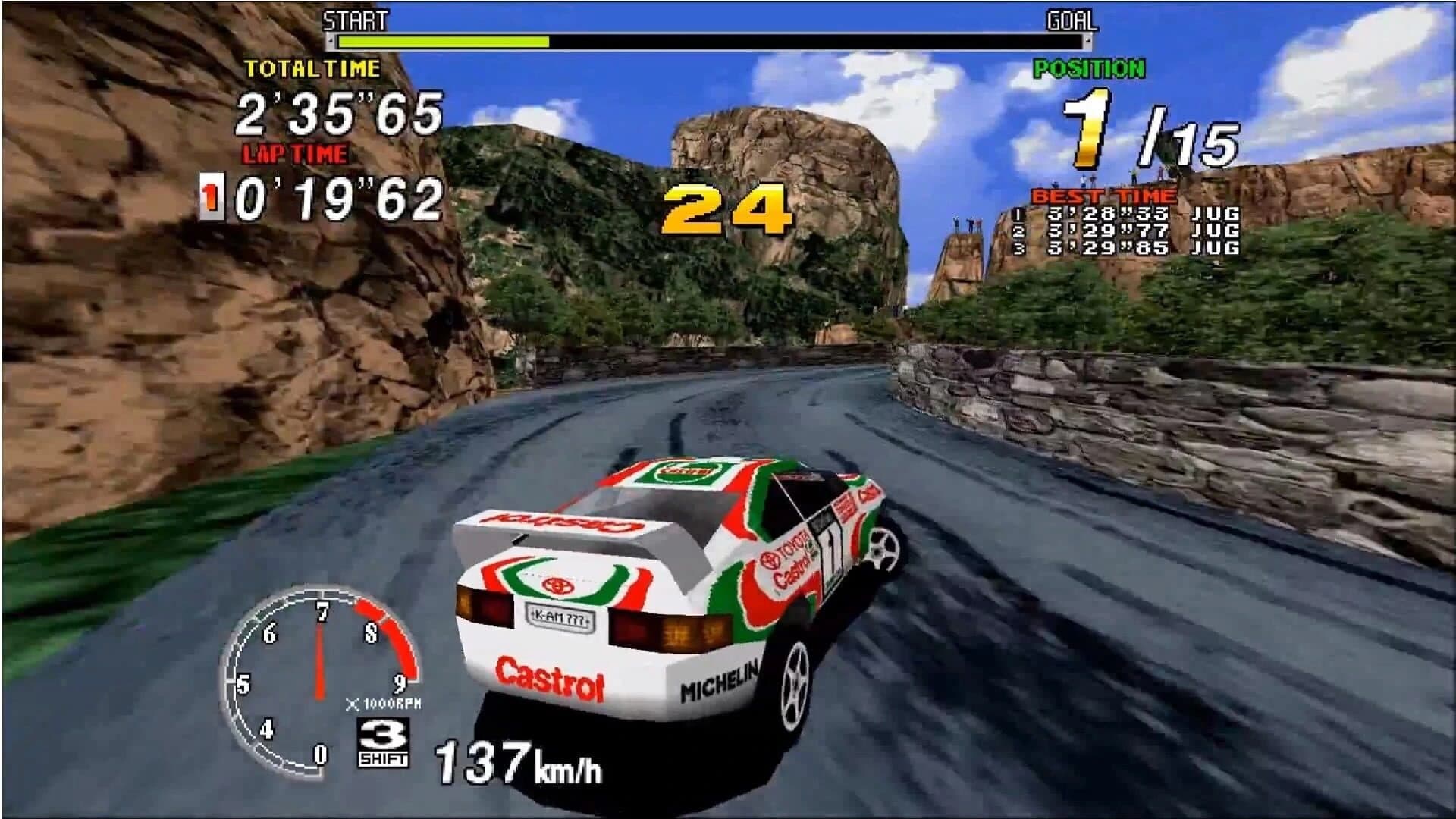 Sega Rally Championship screenshot 1