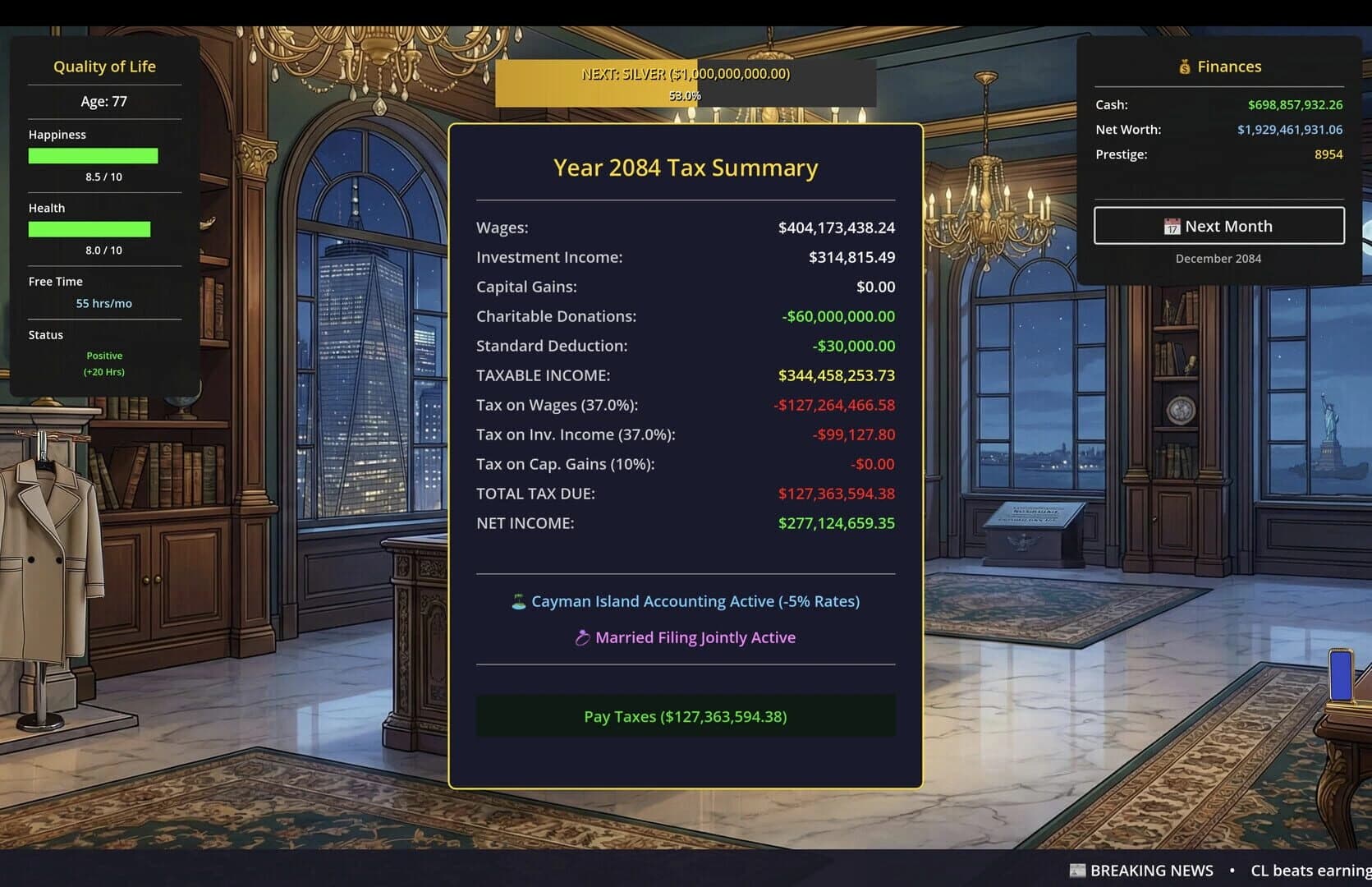 Self Made: Investment Life Sim screenshot 1