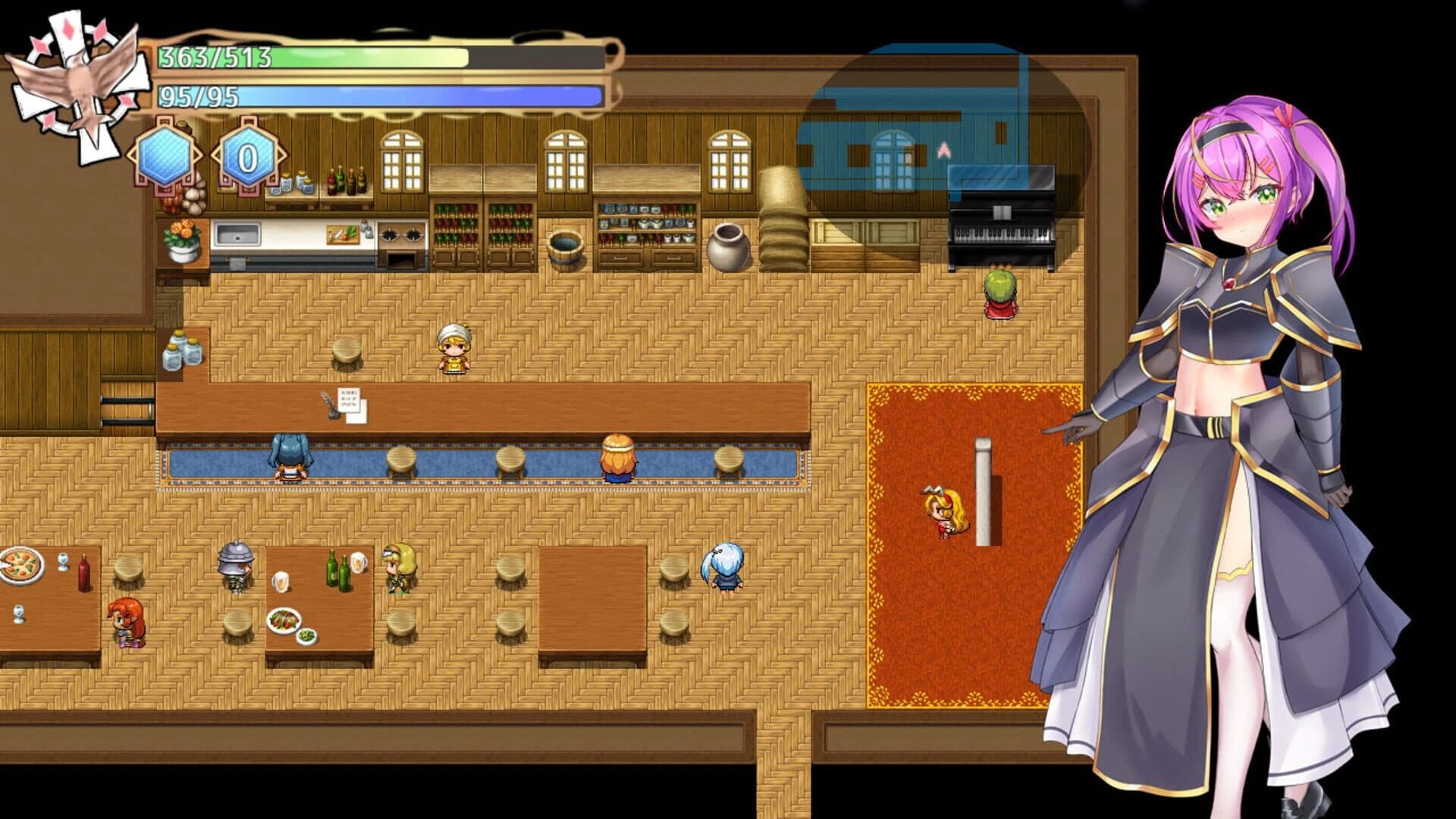 Senpai and the Mysterious Dungeon screenshot 1