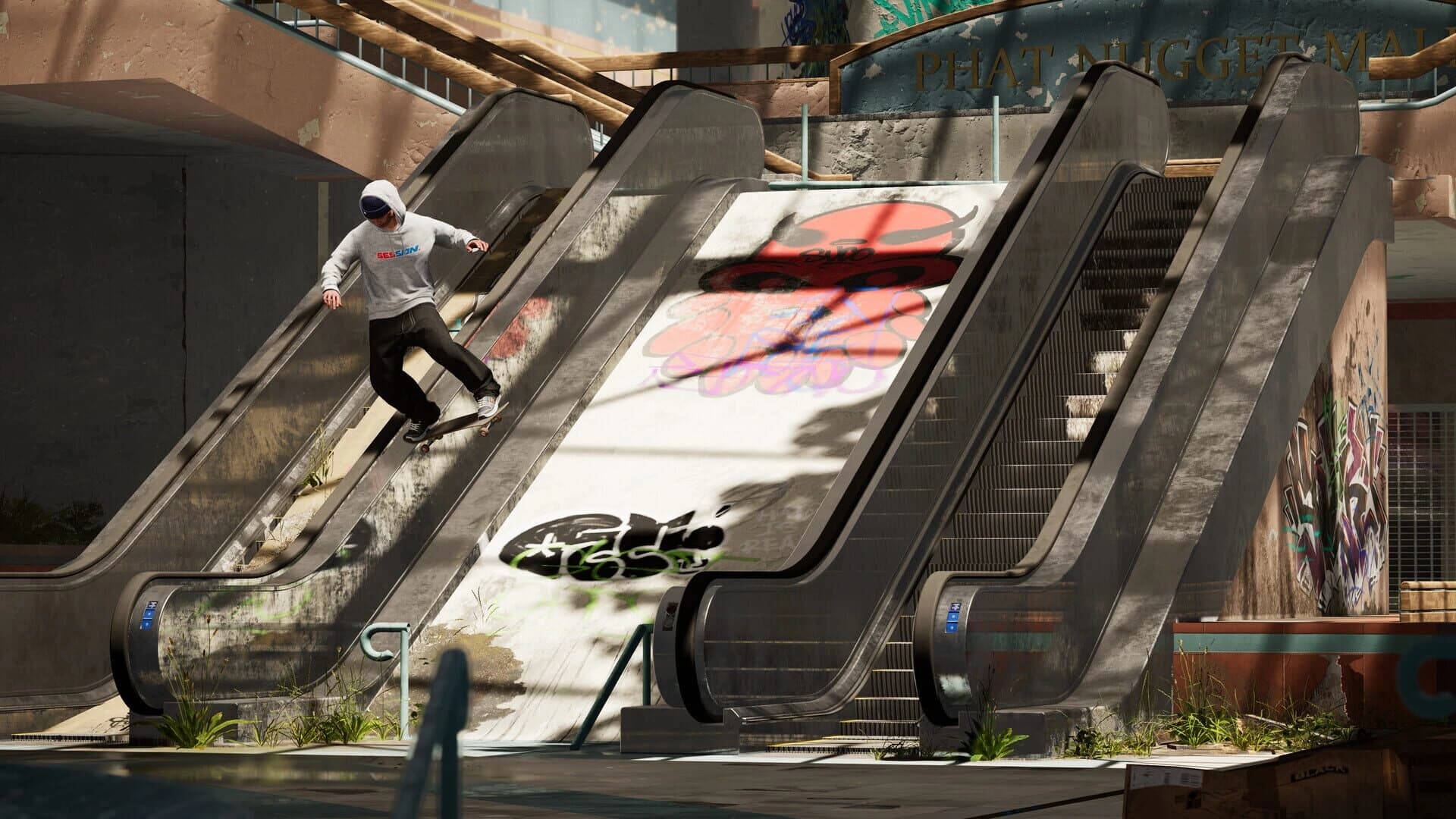 Session: Skate Sim - Abandoned Mall screenshot 1