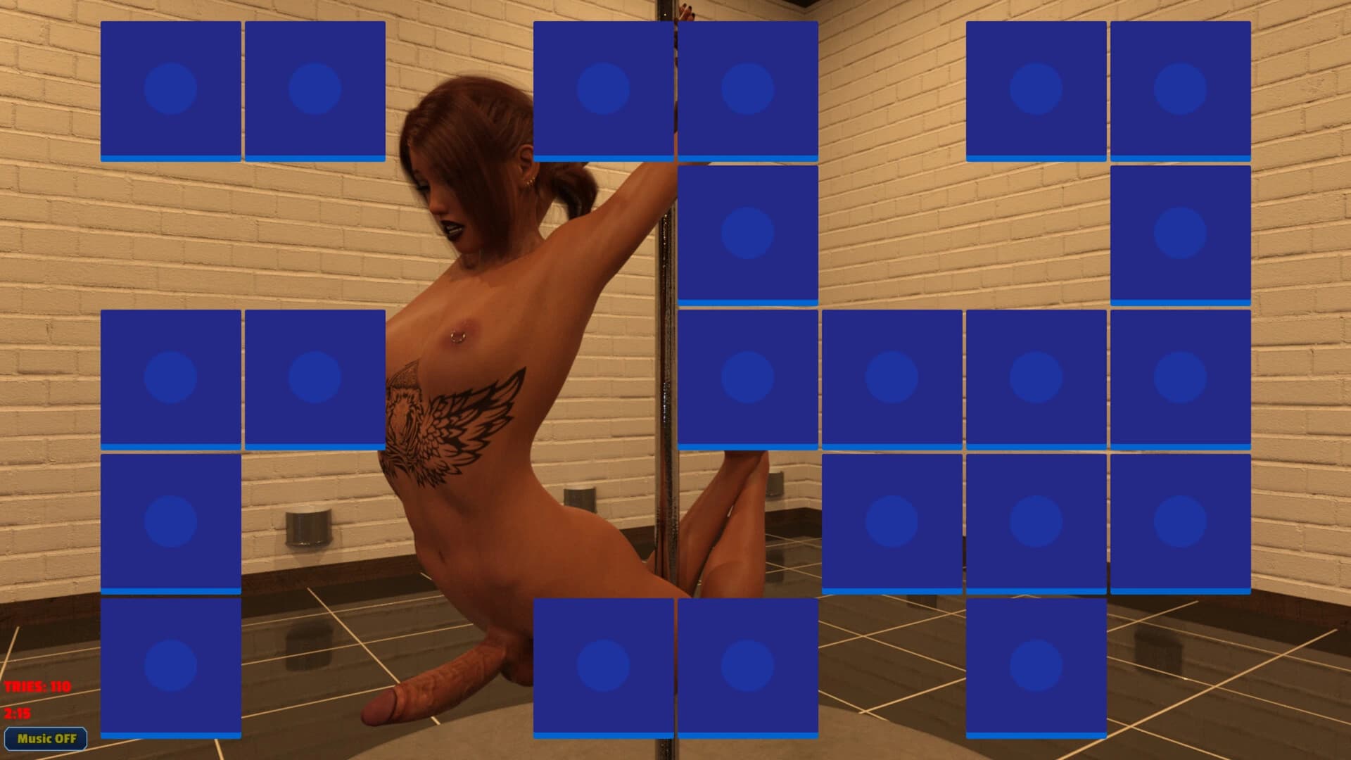 Sexy Memory Puzzle: Futanari Striptease screenshot 5