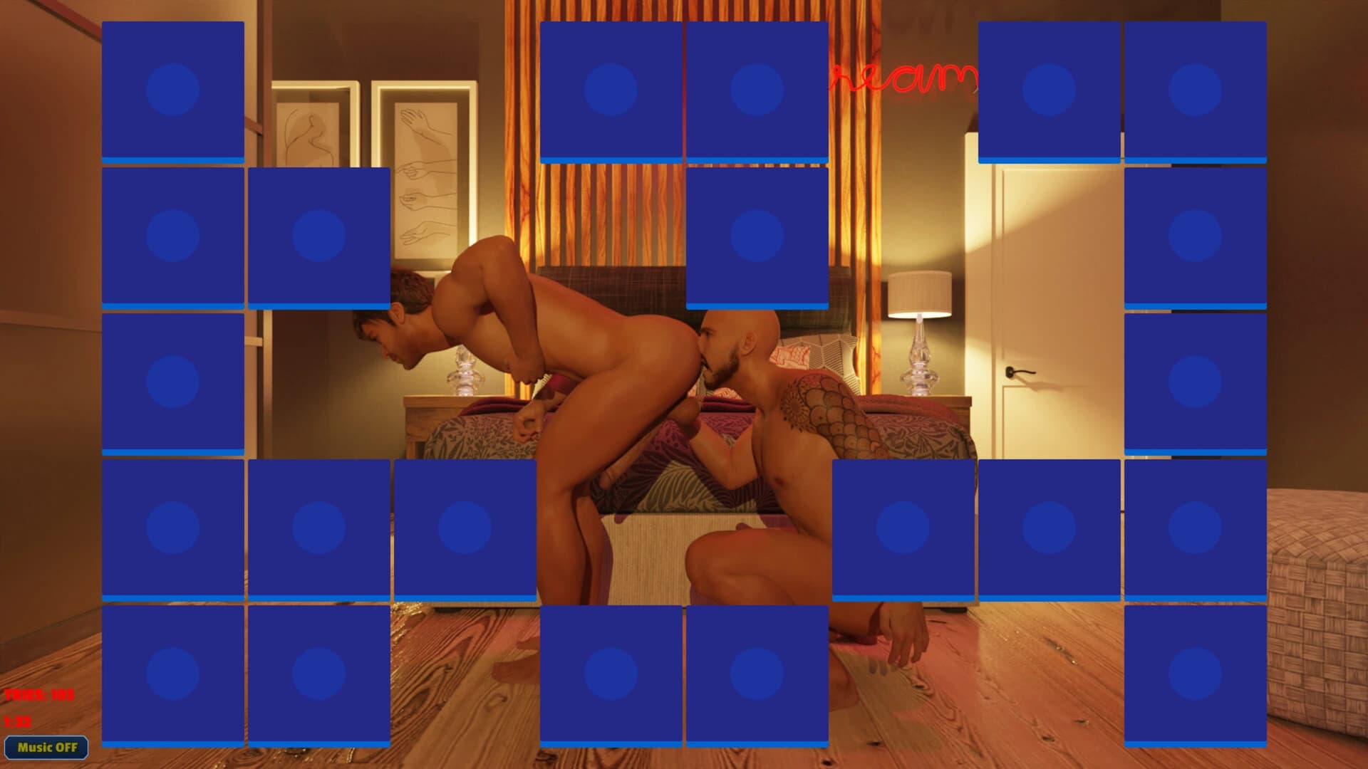 Sexy Memory Puzzle: Gay Affair screenshot 5