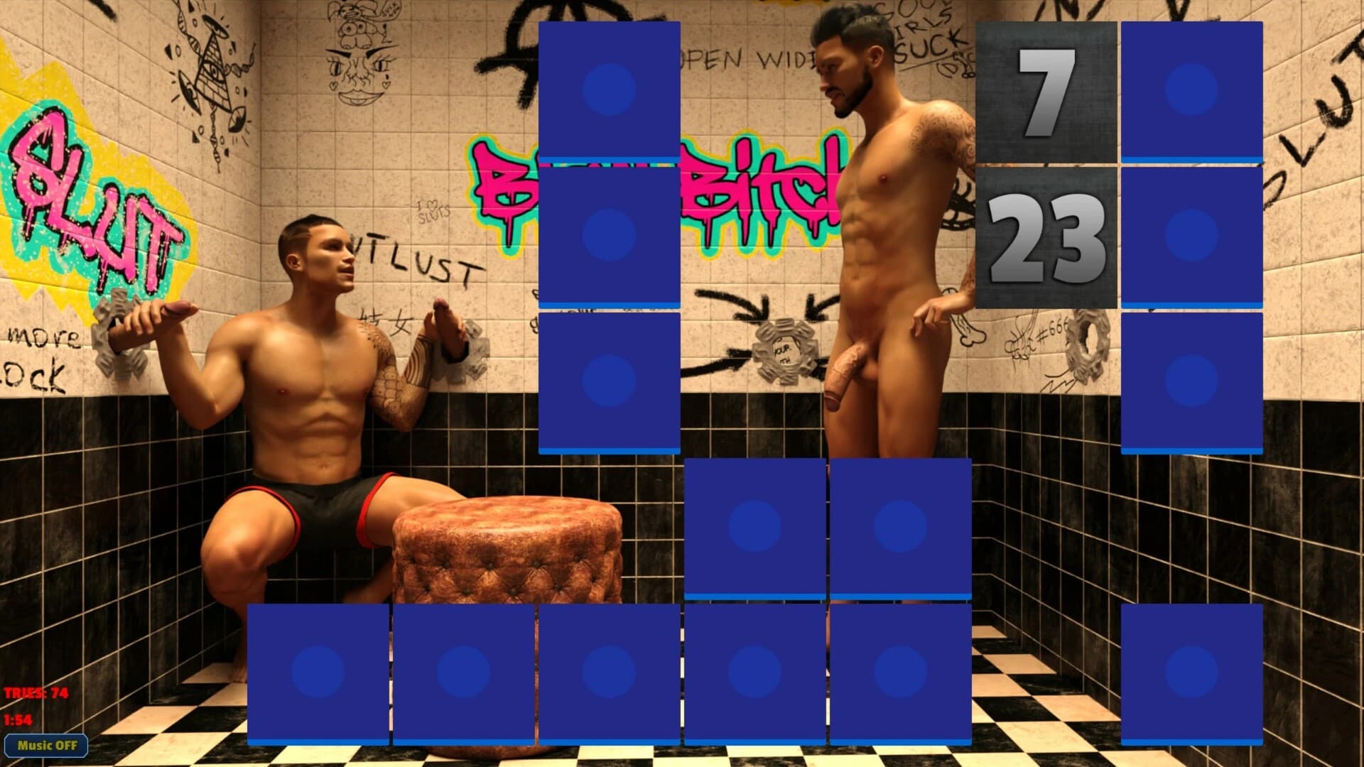 Sexy Memory Puzzle: Gay Gloryhole screenshot 1