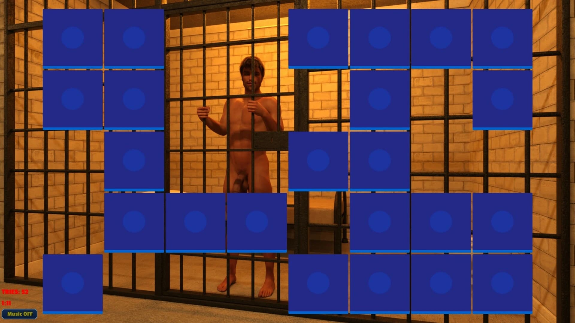 Sexy Memory Puzzle: Gay Jail screenshot 1